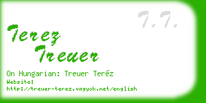 terez treuer business card